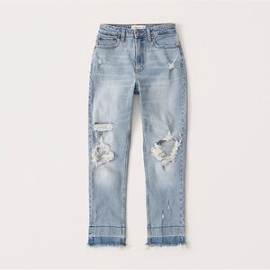 Abercrombie & Fitch Curve Love High Rise Mom Jean